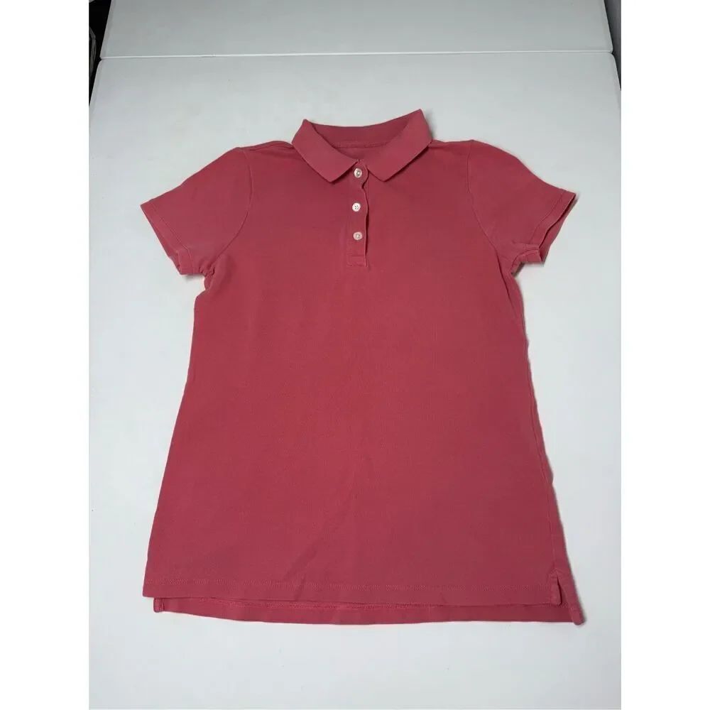 J.Crew Women’s Pink 3 Buttons Polo Size S Cotton